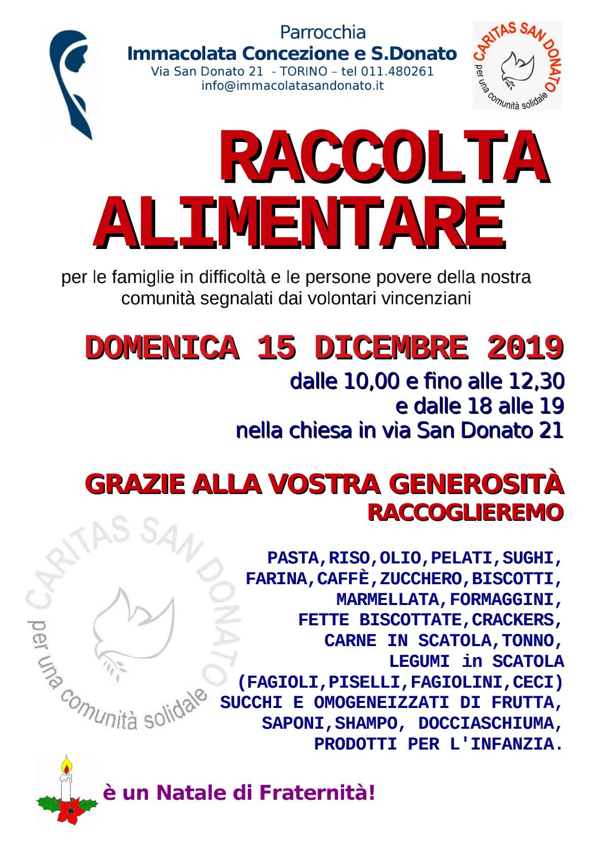 Raccolta Alimentare 2019 1